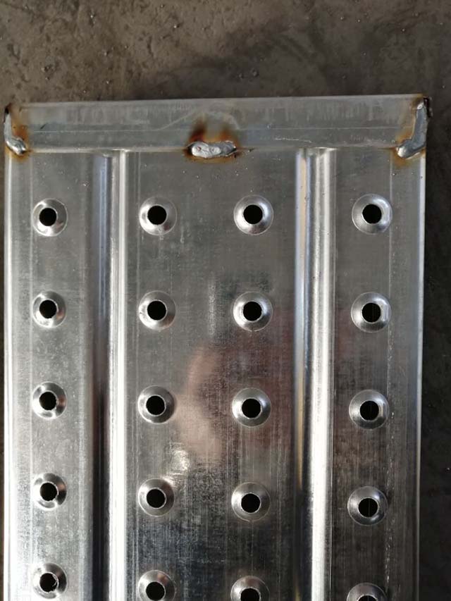 Galvanisierte Metallplatte Gerüst Deck Stahlplanke